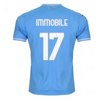 Camiseta Lazio Ciro Immobile #17 Primera Equipación Replica 2023-24 mangas cortas